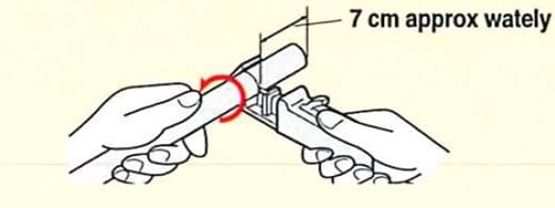 2. Peeling off the flexible pipe coating